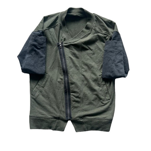 Lululemon Mula Bundle Wrap - Heathered Fatigue Green Gray Size 6 - Picture 8 of 12